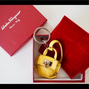 Salvatore Ferragamo Mini Tote Keyholder
